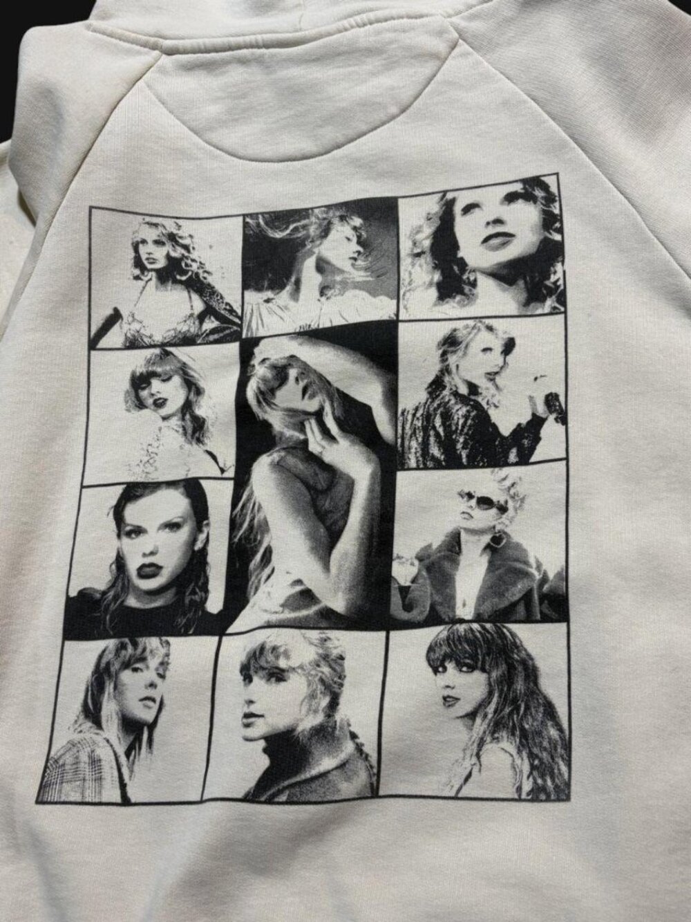 Taylor Swift The Eras Tour Beige Hoodie Medium